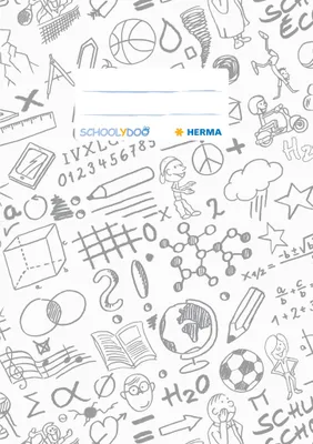 Immagine prodotto di HERMA Copertina per quaderno A5 SCHOOLYDOO bianca