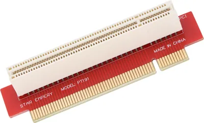 Produktbild von G51 PCI Riser Karte PCI Stecker auf 90° PCI Buchse 32Bit Verlängerung Adapter für PC