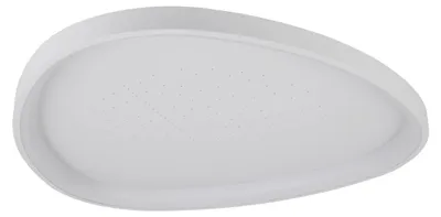 Produktbild von Deckenleuchten - LED / CCT Deckenleuchte "ARGESA" Inkl. Meteor-Licht L/B: 42cm, Deckenlampe im Modern Style, aus Metall und Kunststoff in weiß, 7 cm hoch, Ø 42 cm, inkl. LED – dimmbar – CCT-Wechsler – Nachtlichtfunktion – Timerfunktion – Fernbedienung – mit Kristalleffekt