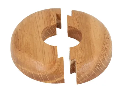 Produktbild von STEDO Echtholz-Einzelrosette - Eiche - Loch: 22 mm x Aussen: 50 mm