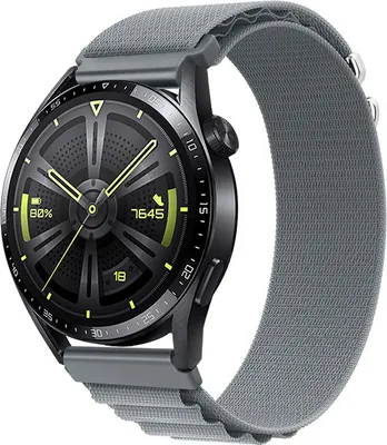 Produktbild von BStrap Nylon Loop Armband für Xiaomi Amazfit GTR Mini, gray