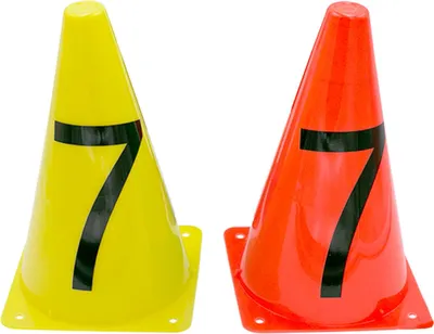 Zdjęcie produktu dla Stożek znacznikowy nr 7 Amarillo 23 cm