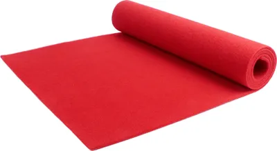 Produktbild von Primaflor Eventteppich REVExpo - Rot - 1,00m x 5,00m - Meterware - Viele Farben - Schwer Entflammbarer Messeteppich, Rutschfester Hochzeichtsläufer, Läufer für Hochzeiten