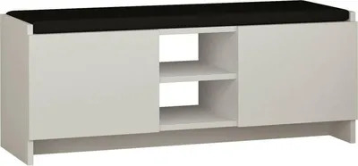 Immagine prodotto di Dmora Scarpiera Axar 37x110x43h cm Bianco, 4-5 Paia 2 Ante