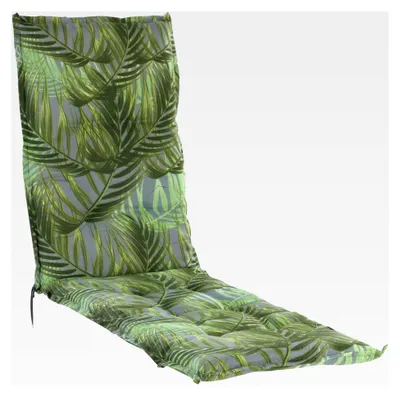 Produktbild von Polsterauflage für Gartenstühle | Grün | 50 x 170 cm | Baumwolle | Polyester