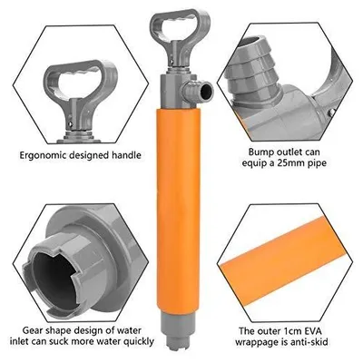 Produktbild von Tragbare Kajak-Bilgenpumpe, schwimmende Handpumpe für den Außenbereich