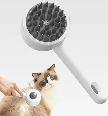 Produktbild von Badebürste für Haustiere – Badwerkzeug, Pflege und Entfernung von Tierhaaren, Kamm zum Entfernen von Tierhaaren – für Hunde und Katzen
