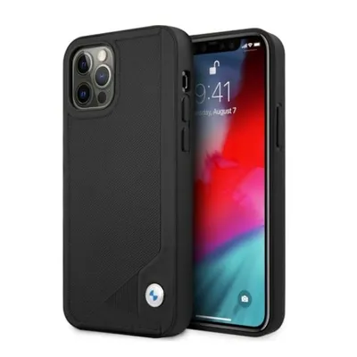 Image de Etui Bmw Bmhcp12Lrcdpk Iphone 12 Pro Max6,7 Czarny/Black Hardcase Leather Deboss