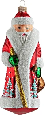 Obrázok produktu pre Vianočná figúrka Santa s barlou