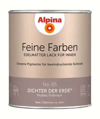 Produktbild von Alpina Feine Farben Lack No. 05 Dichter der Erde® edelmatt 750 ml