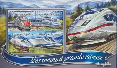 Produktbild von Briefmarken Togo 2016 Mi 7499-7502 Kleinbogen (kompl. Ausgabe) postfrisch Schnellzüge