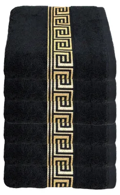 Produktbild von Julie Julsen 6er Pack Handtuch 600g/m² 50 x 100 cm,SCHWARZ-GOLD