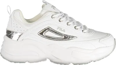 Produktbild von Damen Sportschuh Weiß mit Schnürsenkeln und Kontrastdetails