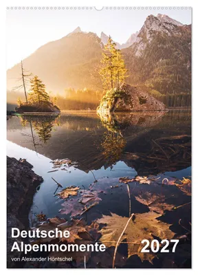 Produktbild von Deutsche Alpenmomente (Wandkalender 2027 DIN A2 hoch), CALVENDO Monatskalender