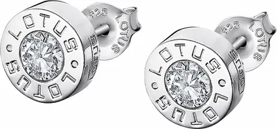 Produktbild von Lotus Silver Zirkonia Kristalle Ohrringe Lotus 925 Silber Ohrstecker D2JLP2010-4-1