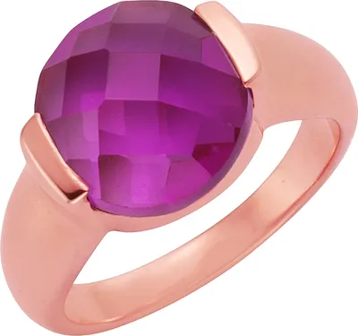 Produktbild von Jamelli Ring 925/- Sterling Silber rot 056 (17,8) Quarz (beh.) pink 300270079J