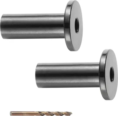 Obrázek produktu pro SucceBuy 101 balení ochranných pouzder z nerezové oceli T316 pro lanové zábradlí 3,2 mm, DIY zábradlí, včetně vrtáku , černá barva
