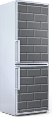 Produktbild von Magnete Dekorative - 60 cm x 180 cm - Küche Magnetmatte Kühlschrankmagnete - Farbige Backstein Ziegel