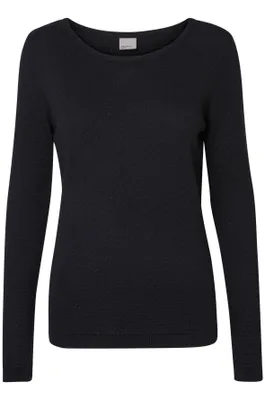 Obrázok produktu pre Vero Moda VMCARE Knitted pullover, Sveter, Dospelý, Žena, Čierna, S, Bavlna