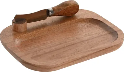 Obrázek produktu pro Krájecí deska Home ESPRIT nerezová ocel akáciové dřevo