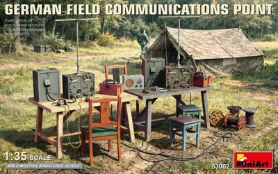 Productafbeelding van Duitse veldcommunicatiepost / schaal 1:35