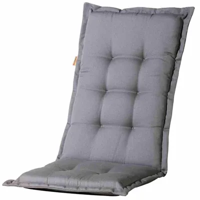 Image de Madison Coussin pour chaise à haut dossier Panama 123x50 cm Gris