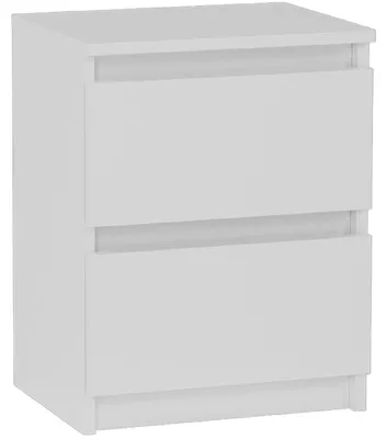 Obrázek produktu pro Noční stolek 40 cm 2 zásuvky komoda stolek FRAMIRE R-2 bílý