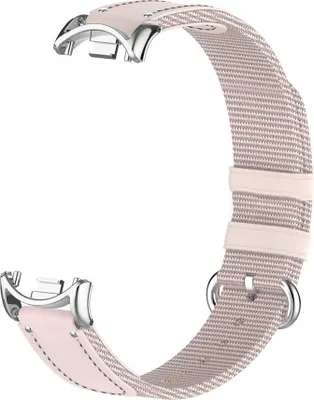 Produktbild von INF Aprikosenfarbenes Armband für Xiaomi Band 10/9/8, Nylon-Canvas, 1 Stück