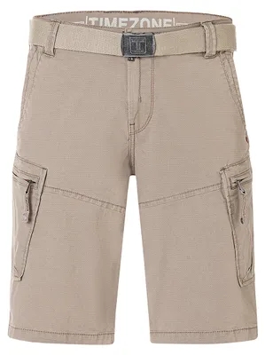 Produktbild von Timezone Cargo-Shorts Gürtel Knielang Reißverschluss Regular Fit  Größe: 29W