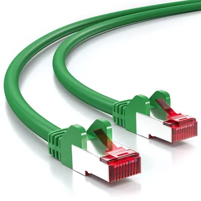 Produktbild von deleyCON MK2627, 15 m, Cat6, S/FTP (S-STP), RJ-45, RJ-45, Grün