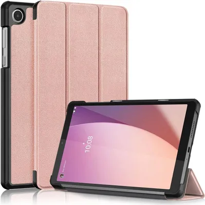 Produktbild von Schutz Hülle für Lenovo Tab M8 4th Gen TB-300FU Smart Cover Case Tablet Tasche, Farbe:Roségold