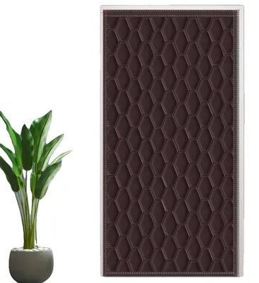 Zdjęcie produktu dla Zasłony drzwiowe, izolacja akustyczna, izolacja termiczna, brązowe, 100 x 220 cm
