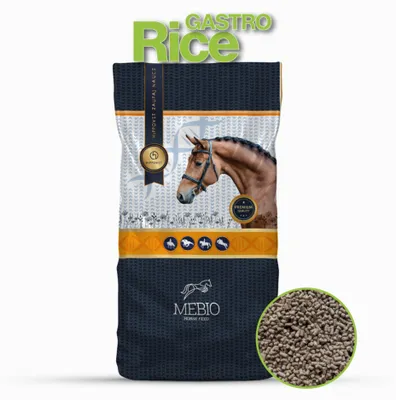 Zdjęcie produktu dla Mebio Rice Gastro – otręby ryżowe dla koni, 15 kg