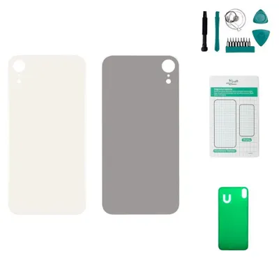 Produktbild von iPhone XR Backcover Weiß - Set