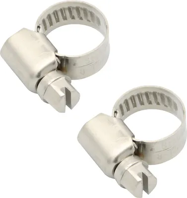 Produktbild von 2x Edelstahl V2A Schlauchschelle 8-12mm 1/4 Zoll Schlauchklemme