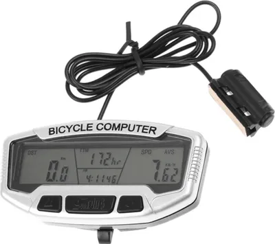 Obrázok produktu pre Vodotesný cyklistický počítač s digitálnym LCD displejom, počítadlom kilometrov, tachometrom a rýchlomerom, automatickým podsvietením a 27 funkciami