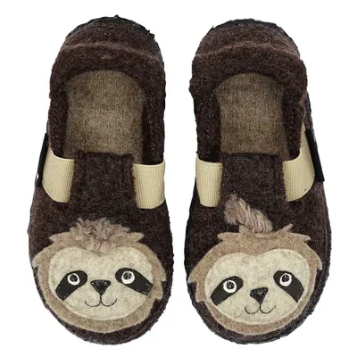 Produktbild von NANGA Kinderschuhe - Hausschuhe SHAGGY SLOTH - braun, Größe:27 EU