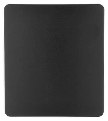 Mauspad Aluminiumlegierung rutschfest doppelseitig (Schwarz)