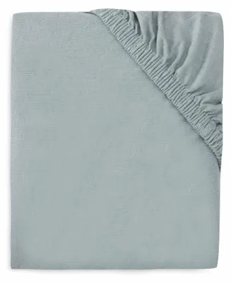 Image de Jollein 511-501-68043, Drap housse pour berceau, coton, blanc, uni, pour garçon/fille, 50 x 80 cm