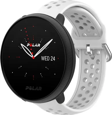 Produktbild von Strap-it Polar Ignite 2 Silikonband mit Löchern (Weiß)