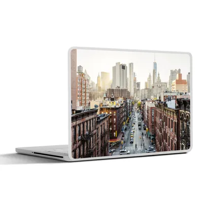 Produktbild von MuchoWow® Laptop Aufkleber Sticker Cover Die Straßen von New York 32.5x23.5 cm - Sticker für Laptop - Selbstklebend