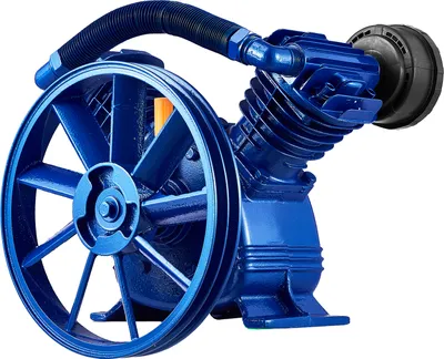Zdjęcie produktu dla Głowica pompy sprężarki powietrza SucceBuy, 5,5 KM 5,75 CFM @ 90 psi, dwucylindrowy smarowany olejem, dwustopniowy żeliwny typ V, maksymalne ciśnienie 185 psi, wymiana głowicy pompy tłokowej