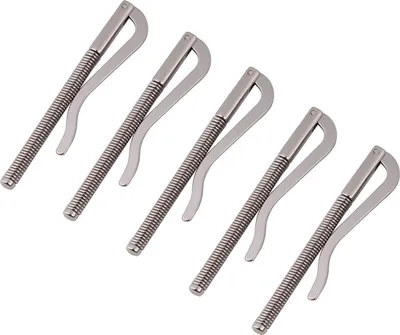 Obrázek produktu pro 5Pcs Durable Money Spring Clip DIY Tool for Bifold Leather Wallet Purse Credit Card Holder