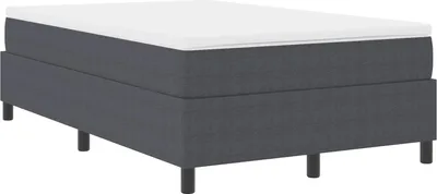 Produktbild von Plattformbettgestell Dunkelgrau 120 x 190 cm Cordstoff