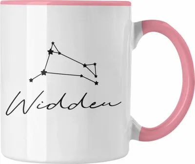 Produktbild von Trendation - Widder Sternzeichen Tasse Geschenk Horoskop Tierkreiszeichen (Rosa)