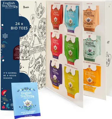 Produktbild von ETS - Tee Adventskalender "Feel Good", 24 Bio Tees