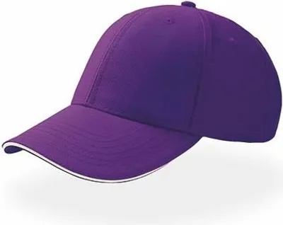 Produktbild von Atlantis | Sport Sandwich Cap / Kappe / Mütze / Hut - Farbe: Purple/White - Größe: One Size
