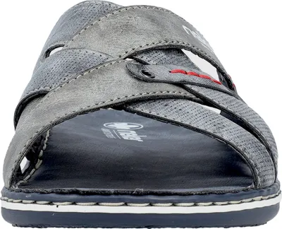 Produktbild von Rieker Herren Pantolette Clog Sandale 21062-15, Größe:44 EU, Farbe:Blau