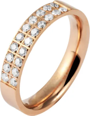 Produktbild von Akzent Damen-Ring aus Edelstahl