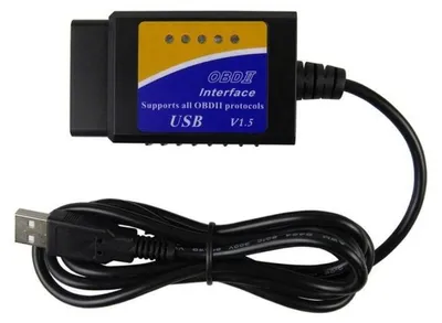 Immagine prodotto di Interfaccia diagnostica auto Techstar OBD2 USB con Chip ELM V1.5